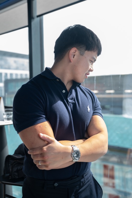 A member by the window